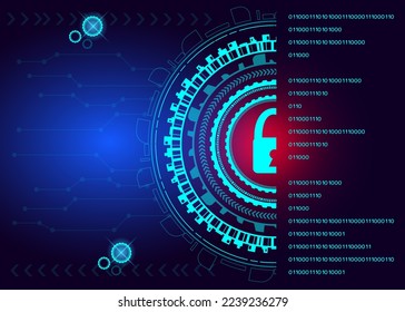 high tech digital technology network Abstract technology background, hi-tech communication concept, circuit board, vector illustration
