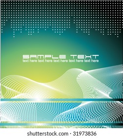 High Tech Futuristic Business Background