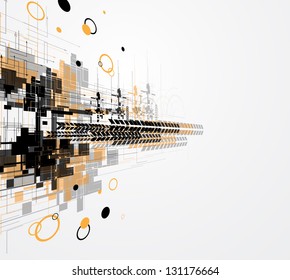 high tech infinity computer technology business background