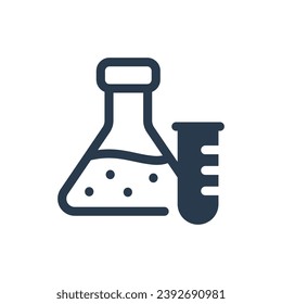 High Tech Laboratory Equipment Vector Icon Illustration