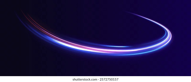 High tech lines, studio product, future cyberspace concept. Vector futuristic empty neon background.	