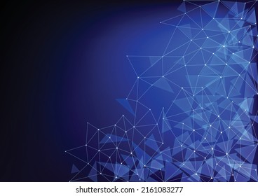 high tech network big data background 