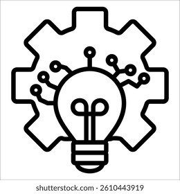High Tech Simple Icon Vector Illustration Concept
