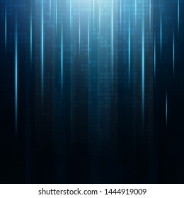 High tech technology geometric and connection system background with digital data abstract