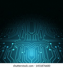 Fondo geométrico y del sistema de conexión de alta tecnología con abstracto de datos digitales