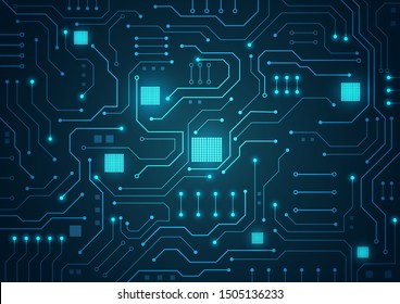 High tech technology geometric and connection system background with digital data abstract