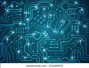 High tech technology geometric and connection system background with digital data abstract