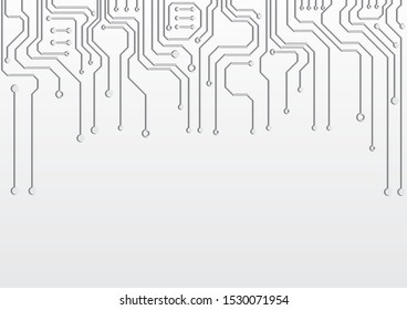 High tech technology geometric and connection system background with digital data abstract