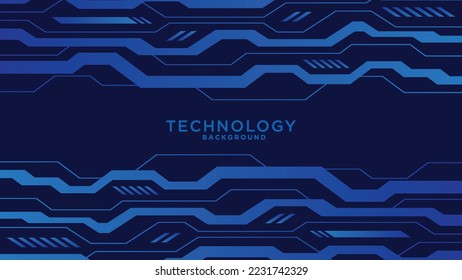 High tech technology geometric and connection system background.