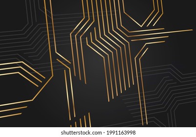 High tech technology geometric, Vector illustration.