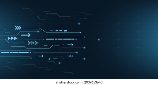 High tech technology.circuit line background.