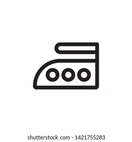 high temperature icon. Simple thin line, outline vector of Laundry icons for UI and UX, website or mobile application