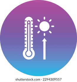 High Temperature vector icon. Can be used for printing, mobile and web applications.