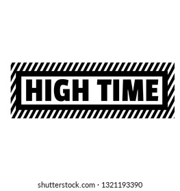 High time black stamp