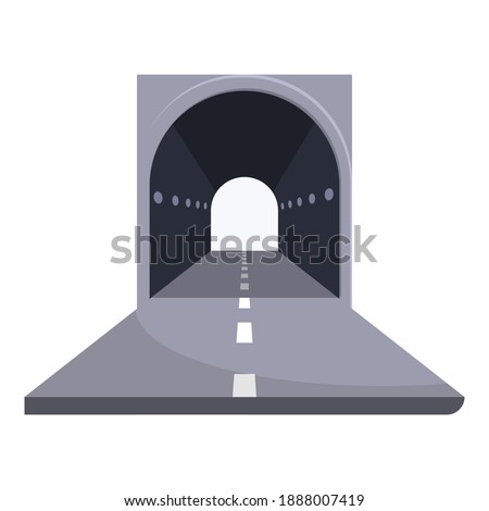High tunnel icon. Cartoon of high tunnel vector icon for web design isolated on white background