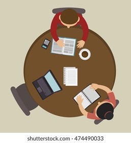 high view technology icon vector illustration graphic