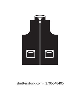 High Visibility Vest Icon Design Vector Template