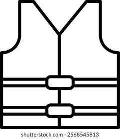 High Visibility Vest Icon Symbol Art Sign