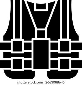 High Visibility Vest New Creative Icon Design Vector