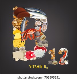 1,399 Foods Rich Vitamin Minerals Stock Vectors, Images & Vector Art ...