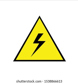 High Volt Symbol. Vector Illustration