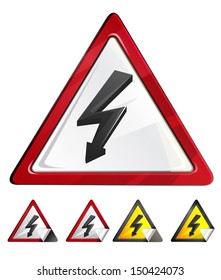 High Voltage Alert Sign