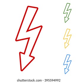 High voltage danger sign