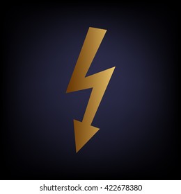 High voltage danger sign