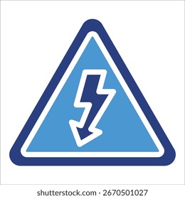 Elemento de ícone de alta tensão para design