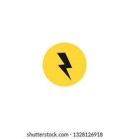 high voltage icon on a white background