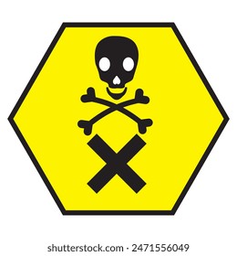 Vector de iconos de alta tensión. Advertencia de peligro Vector de la Plantilla de la atención. Vector de peligro. Ilustración vectorial.