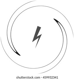High voltage Icon Vector illustration
