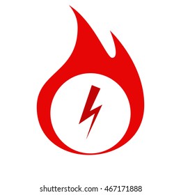 High voltage Icon Vector illustration