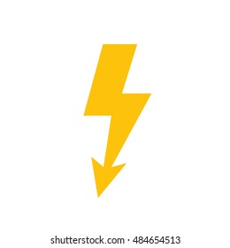 high voltage icon. vector illustration