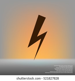 High voltage Icon Vector illustration