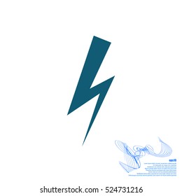 High voltage Icon Vector illustration