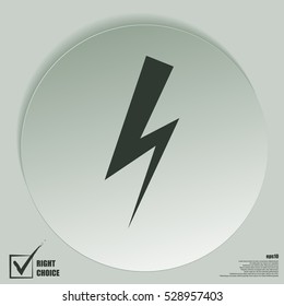 High voltage Icon Vector illustration