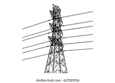 high voltage pole 