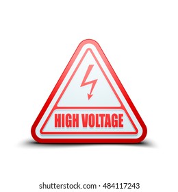 High Voltage Risk sign