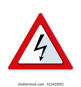 High Voltage Risk sign