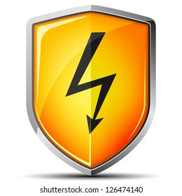 High voltage shield