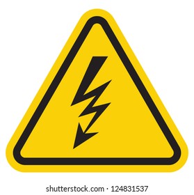 high voltage sign
