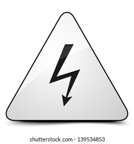 High voltage sign