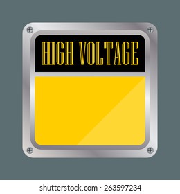 HIGH VOLTAGE SIGN