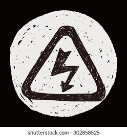 High Voltage sign doodle