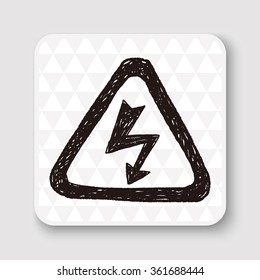 High Voltage sign doodle