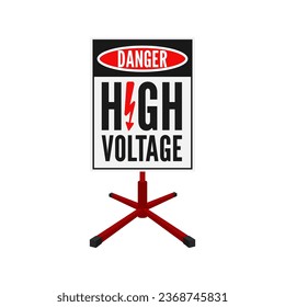 Un signo de "alto voltaje" es un signo de advertencia utilizado para indicar la presencia de tensión eléctrica peligrosamente alta en una zona determinada o en un equipo. Estos signos se utilizan normalmente en entornos industriales