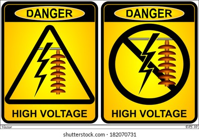 High Voltage Signs