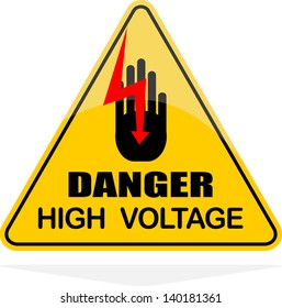 High Voltage, sticker