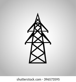High voltage tower icon